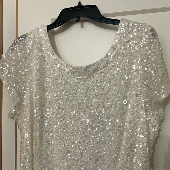 Adrianna Papell Wedding Dress 18W NWT - Picture 4 of 11